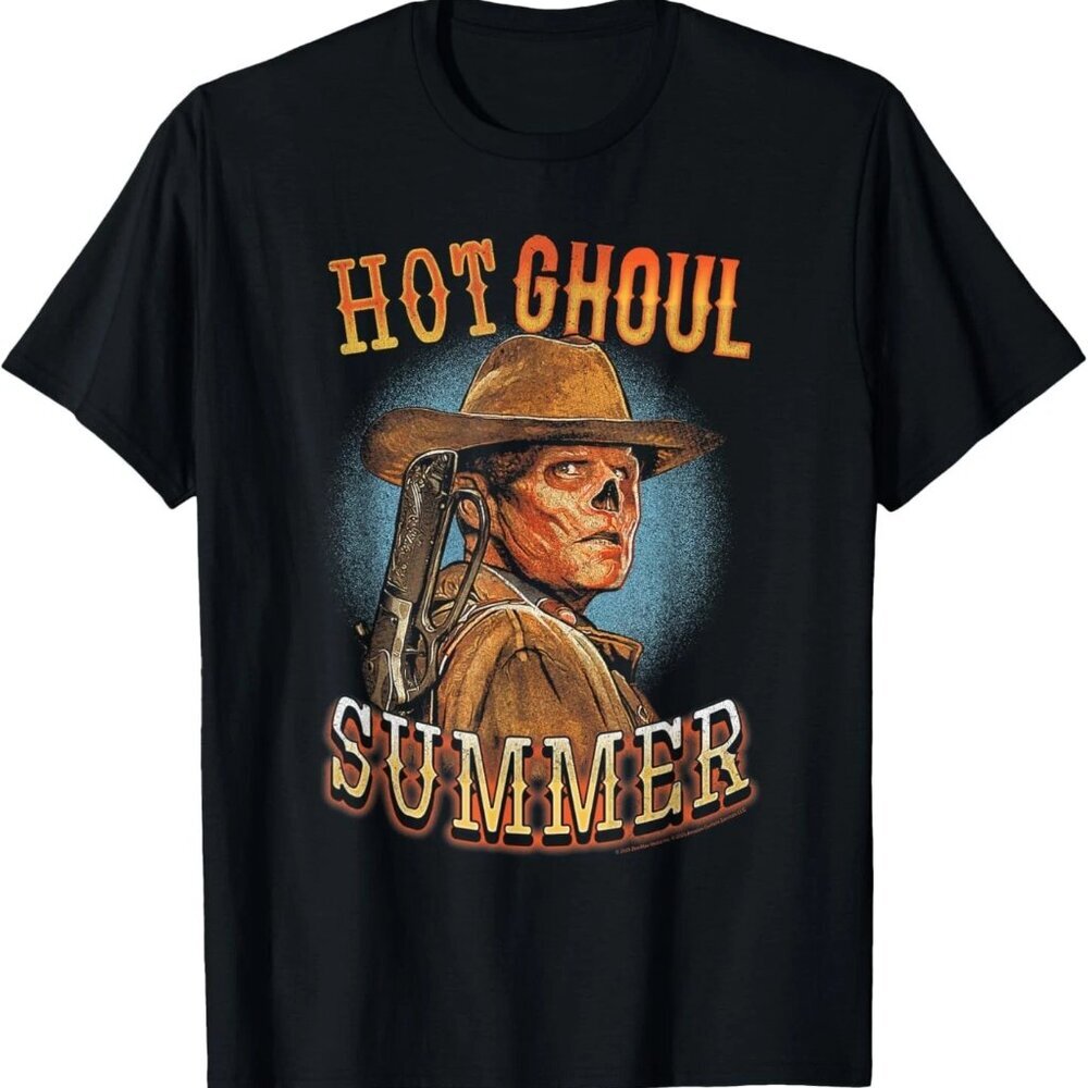 Fallout Hot Ghoul Summer Wild West Spooky Gamer TV Show T-Shirt 90